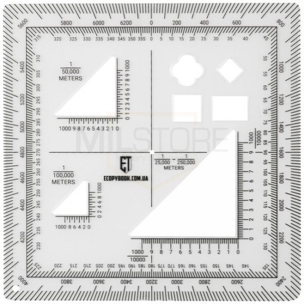 M-Tac Ecopybook Tactical Ruler GTA NATO