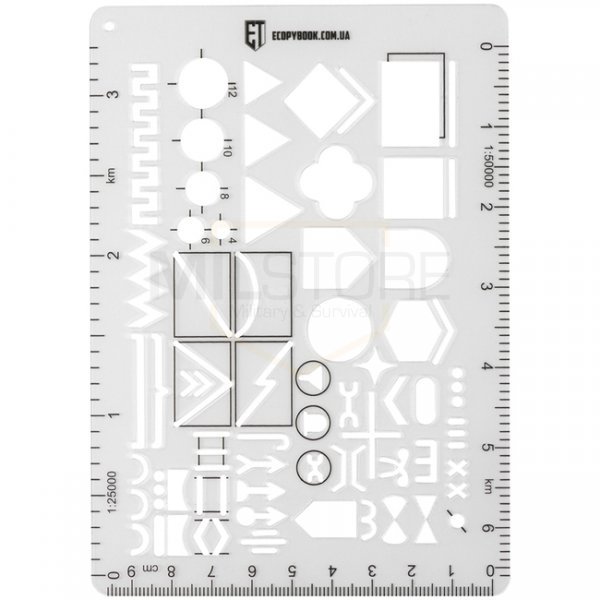 M-Tac Ecopybook Tactical Ruler TZ NATO