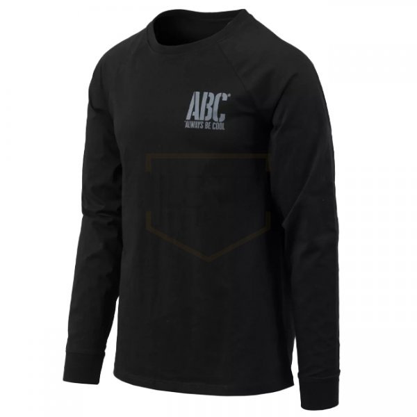 Helikon-Tex T-Shirt Long Sleeve ABC Always Be Cool - Black - S