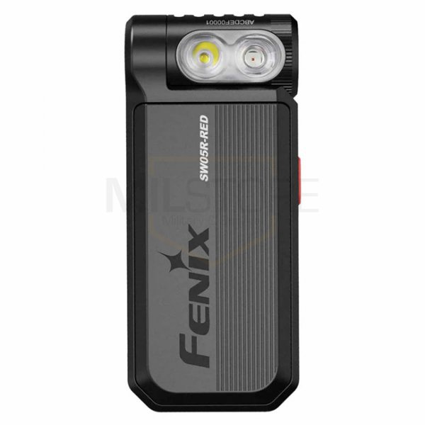 Fenix SW05R-RED Clip On Flashlight Red Light - Black