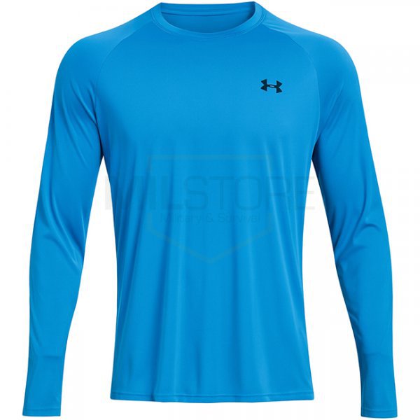 Under Armour Mens Tech 2.0 Long Sleeve - Ether Blue / Black - L