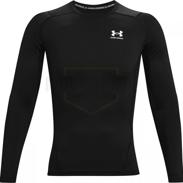 Under Armour Mens HeatGear Compression Long Sleeve - Black - 2XL