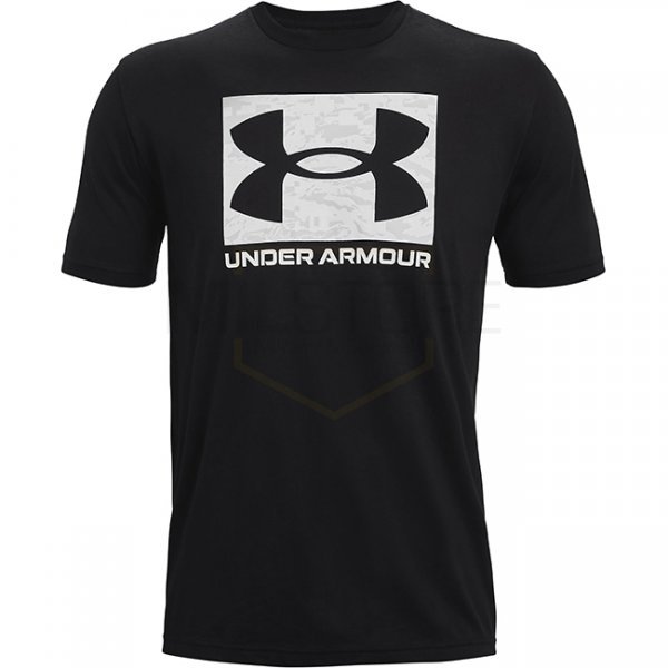 Under Armour Mens ABC Camo Boxed Logo Short Sleeve - Black - M