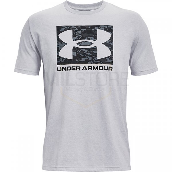Under Armour Mens ABC Camo Boxed Logo Short Sleeve - Grey - 2XL
