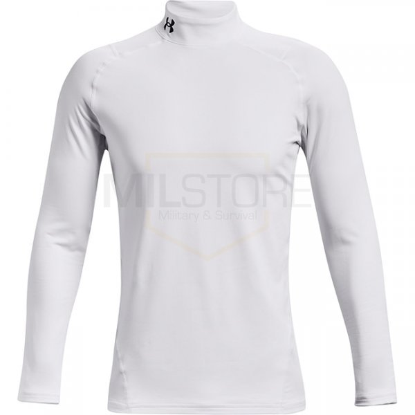 Under Armour Mens ColdGear Fitted Mock - White - 2XL