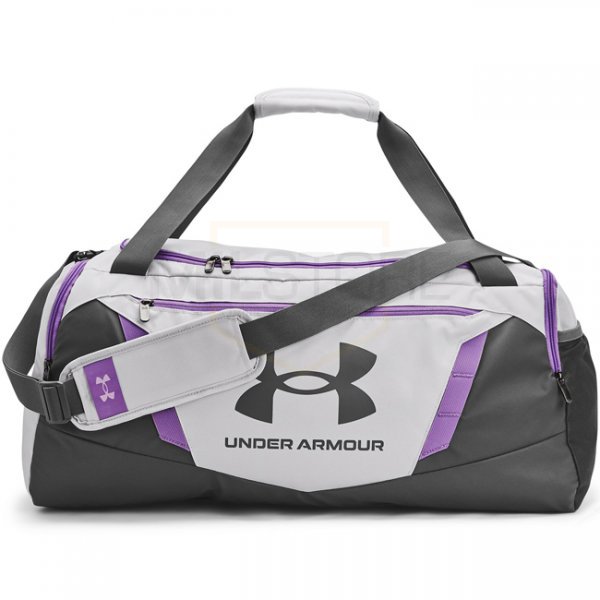 Under Armour Undeniable 5.0 Duffle Bag Medium - Halo Grey / Provence Purple