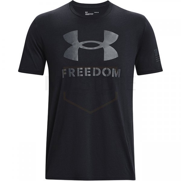 Under Armour Freedom Logo T-Shirt - Dark Navy Blue - XL
