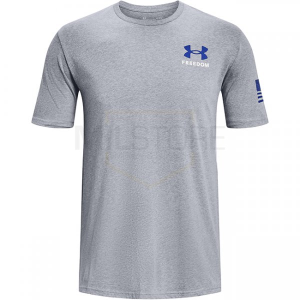 Under Armour Freedom Banner T-Shirt - Steel Medium Heather - S