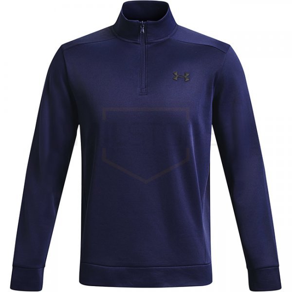 Under Armour Mens Armour Fleece 1/2 Zip - Navy Blue - 2XL