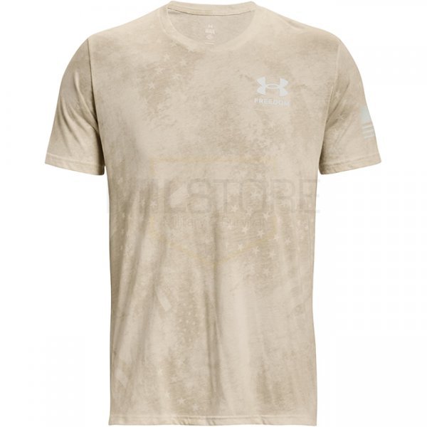 Under Armour Freedom Amp T-Shirt - Khaki Base - S