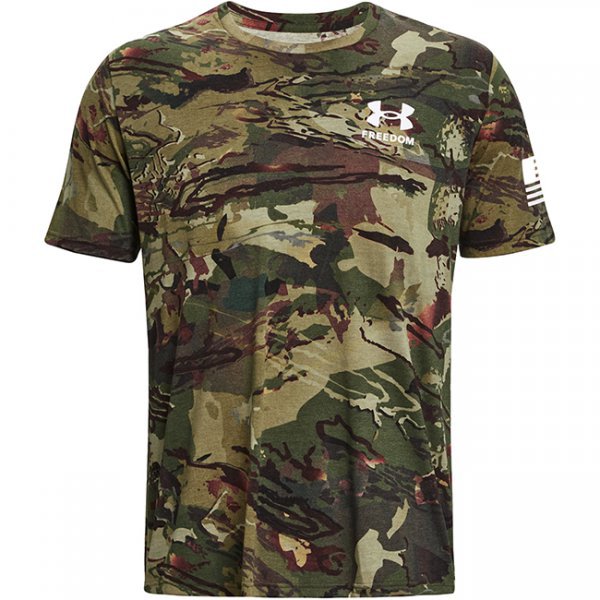 Under Armour Freedom Camo T-Shirt - UA Forest All Season Camo - M