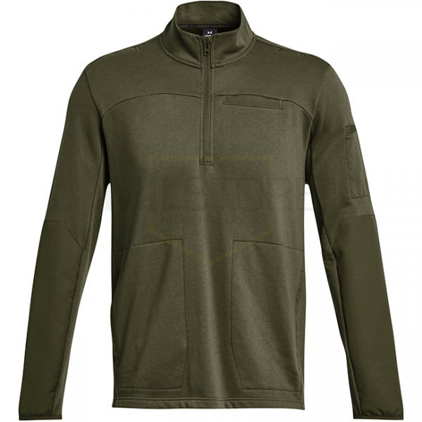 Under Armour Rival Fleece Tactical Job 1/4 Zip - Marine OD Green - 2XL