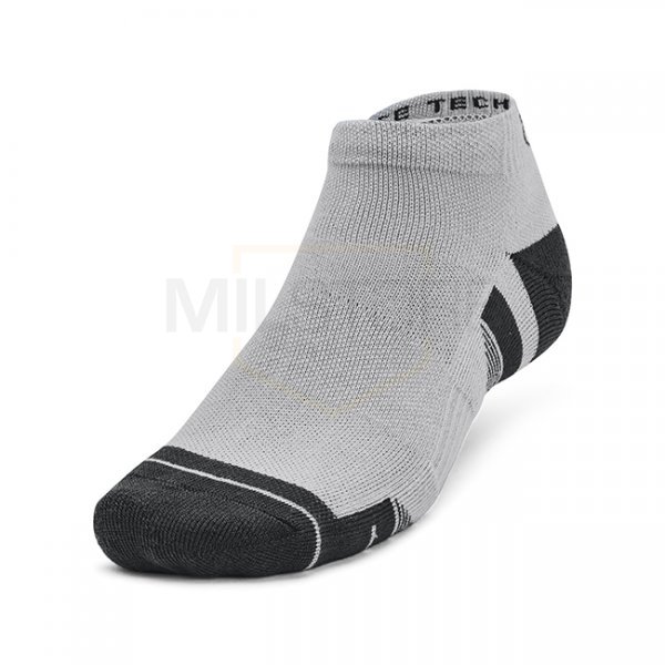 Under Armour Performance Tech 3-Pack Low Cut Socks - Mod Grey / White / Jet Grey - L