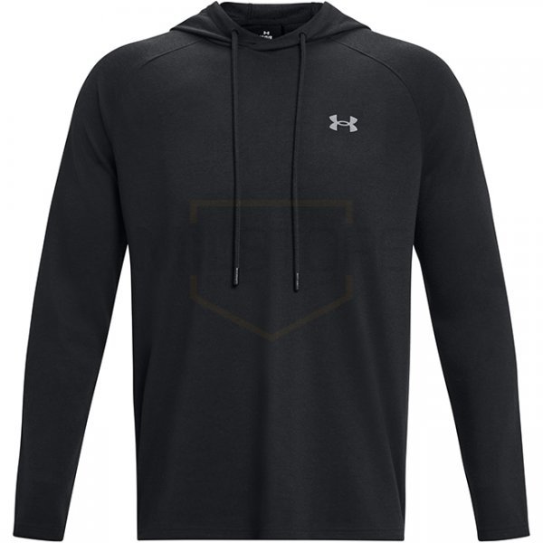 Under Armour Mens Expanse Hoodie - Black / Pitch Grey - 3XL
