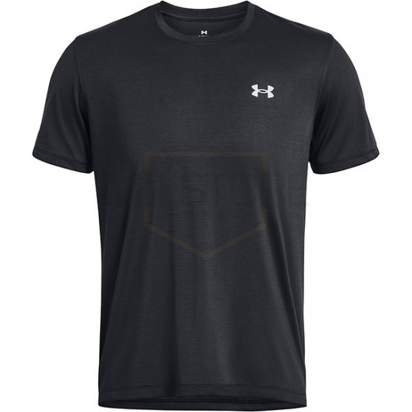 Under Armour Launch Short Sleeve - Black / Reflective - 2XL