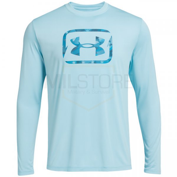 Under Armour Mens Fish Pro Freedom Long Sleeve - Stream / Ether Blue - XL
