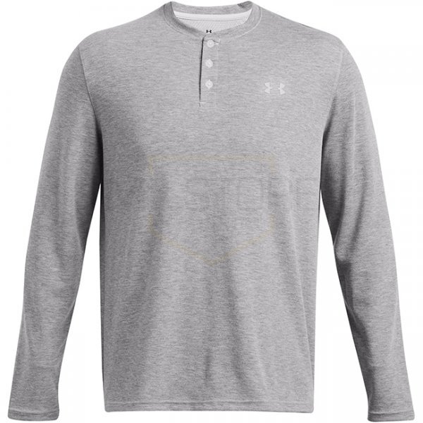 Under Armour Mens Expanse Henley - Halo Grey / Mod Grey - L