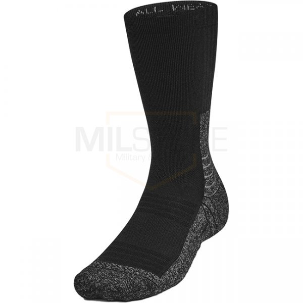 Under Armour All Weather Wool Boot Socks - Black / Anthracite / Grey - M