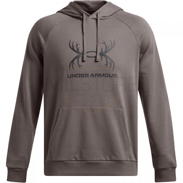 Under Armour Mens Rival Fleece Antler Hoodie - Fresh Clay - XL