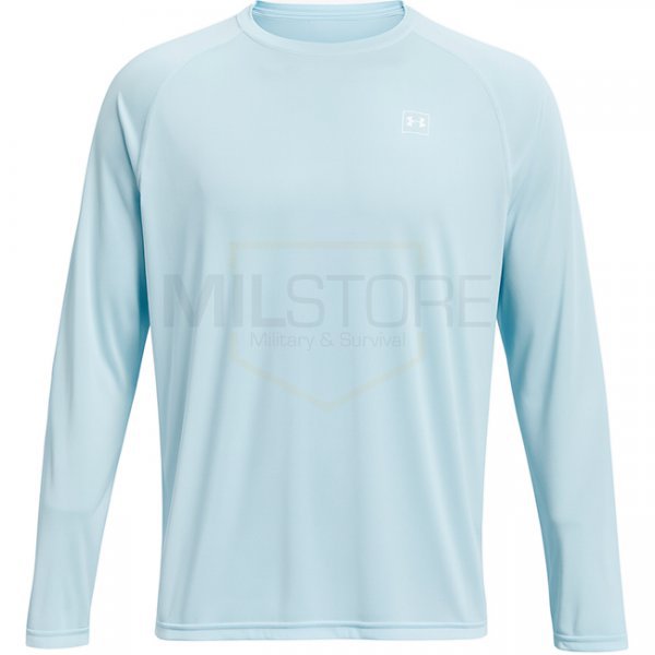 Under Armour Mens Fish Elite Long Sleeve - Stream / Ether Blue - M