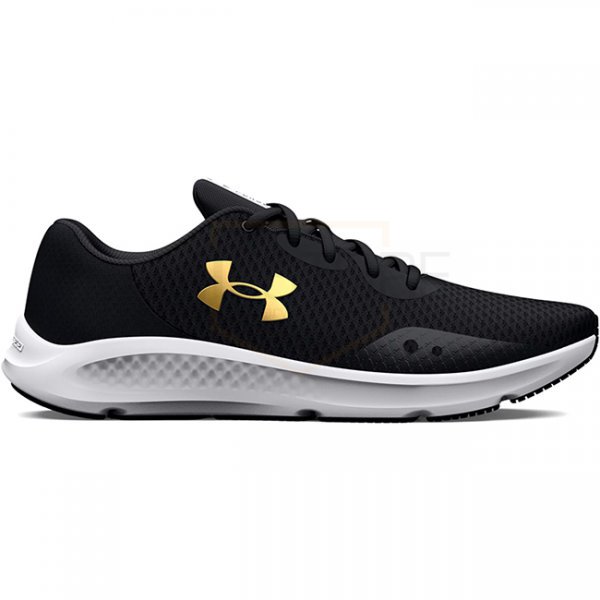 Under Armour Charged Pursuit 3 Running Shoes - Black / Gold - 7.5