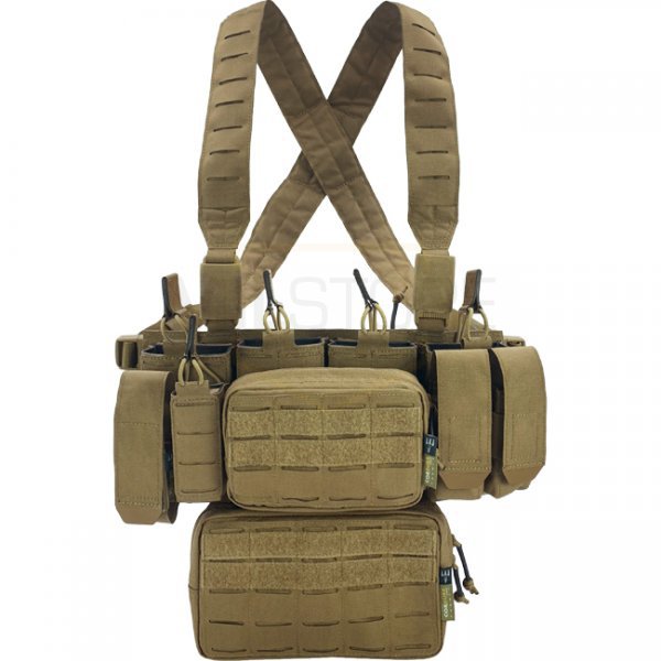 Pitchfork MCR Modular Chest Rig Complete Set - Coyote