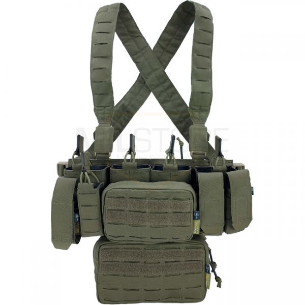 Pitchfork MCR Modular Chest Rig Complete Set - Ranger Green