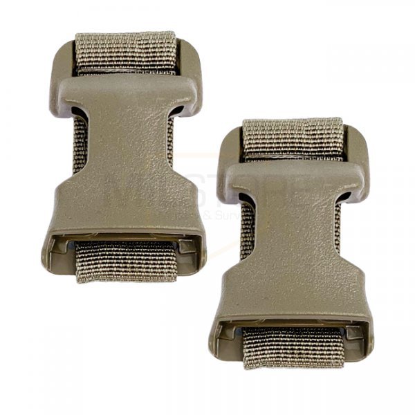 Pitchfork QASM Plate Carrier & Chest Rig Adapter Set - Tan