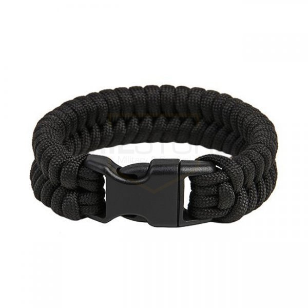 Pitchfork Paracord Bracelet Buckle - Black S