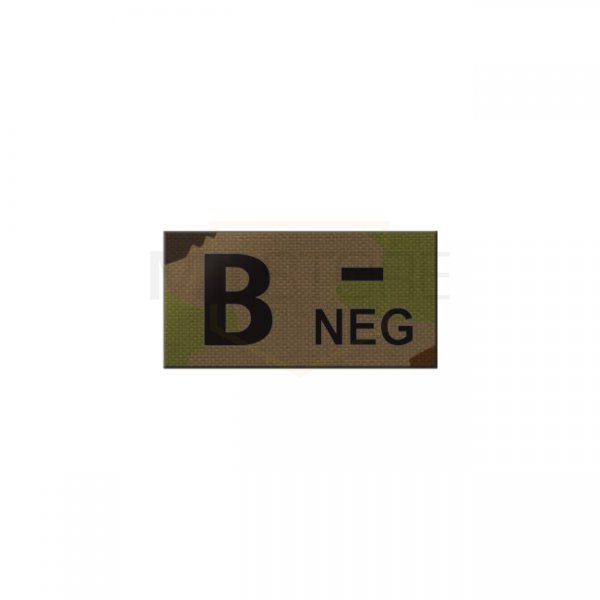 Pitchfork B NEG Blood Type IR Patch - SwissCamo