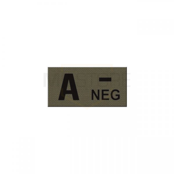 Pitchfork A NEG Blood Type IR Patch - Ranger Green