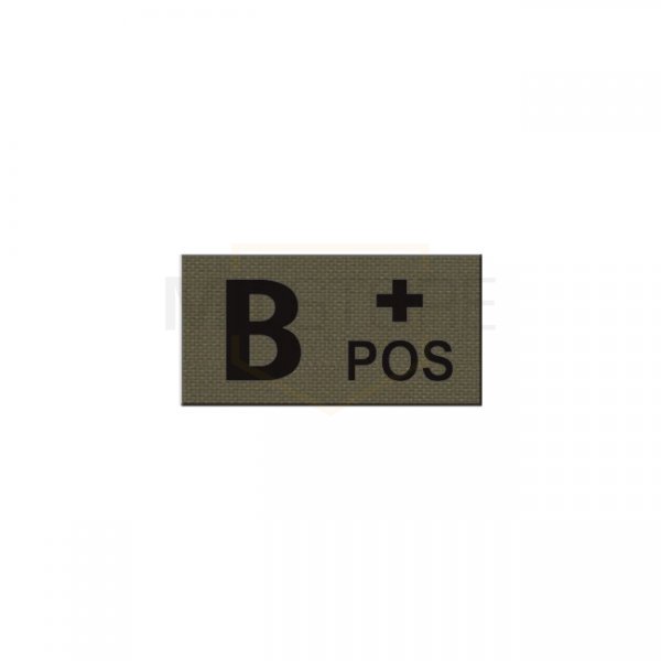 Pitchfork B POS Blood Type IR Patch - Ranger Green