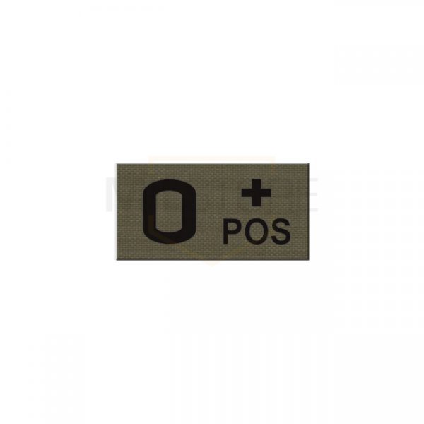 Pitchfork O POS Blood Type IR Patch - Ranger Green