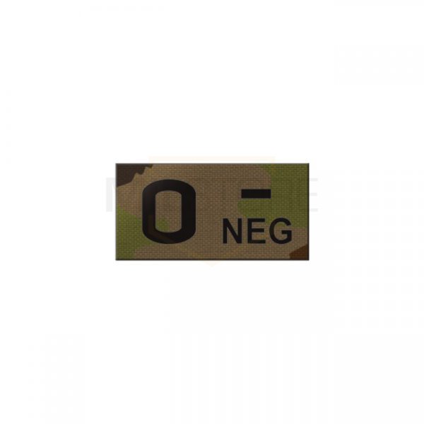 Pitchfork O NEG Blood Type IR Patch - SwissCamo