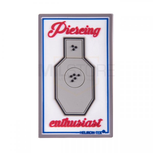 Helikon Piercing Enthusiast PVC Patch - White