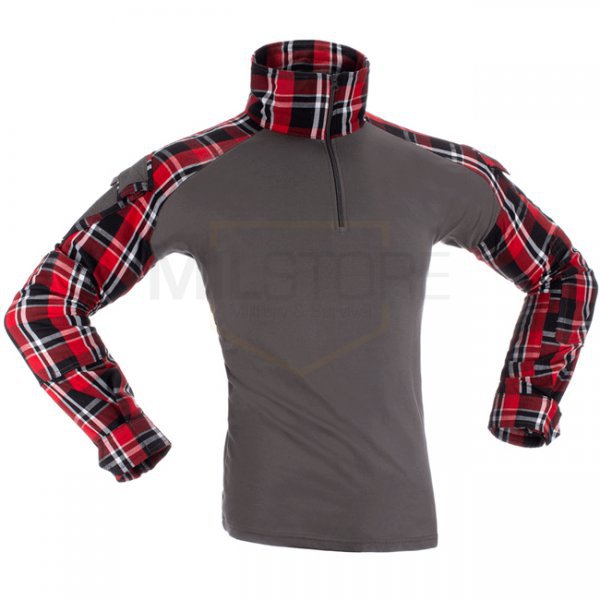 Invader Gear Flannel Combat Shirt - Red - L