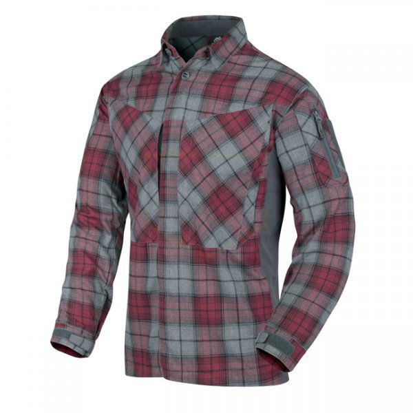Helikon MBDU Flannel Shirt - Ruby Plaid - 2XL