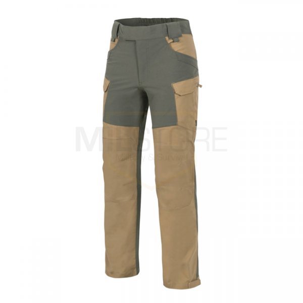 Helikon Hybrid Outback Pants Duracanvas - Coyote / Taiga Green - XL - Regular