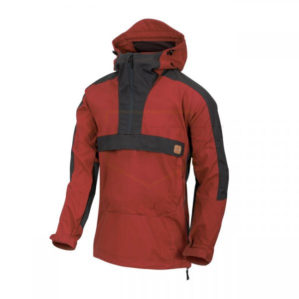 Helikon Woodsman Anorak Jacket - Crimson Sky / Ash Grey - XL