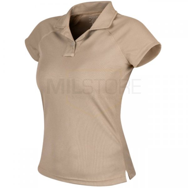 Helikon Women's UTL Polo Shirt TopCool Lite - Khaki - L