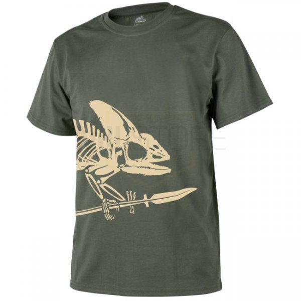 Helikon T-Shirt Full Body Skeleton - Olive Green - S