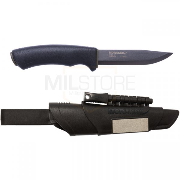 Morakniv Bushcraft Survival Black - Carbon Steel - Black