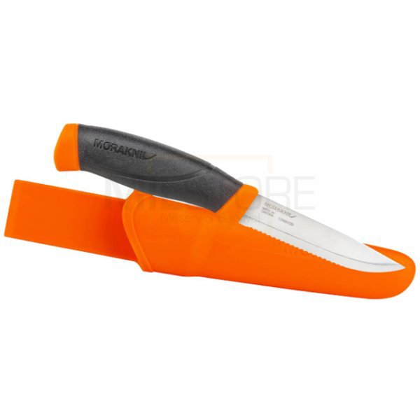 Morakniv Companion F Serrated - Stainless Steel - Orange