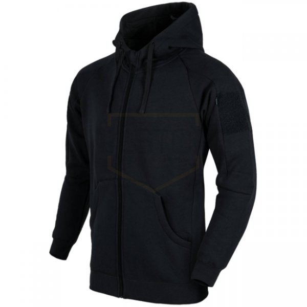 Helikon Urban Tactical Hoodie Lite FullZip - Black - 3XL