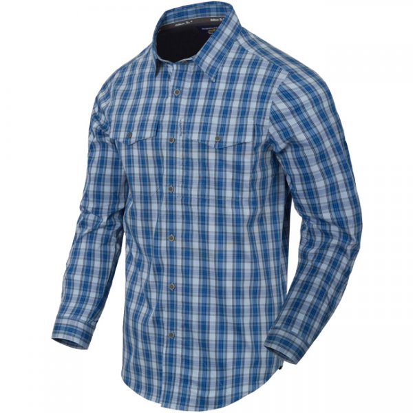 Helikon Covert Concealed Carry Shirt - Ozark Blue Plaid - S