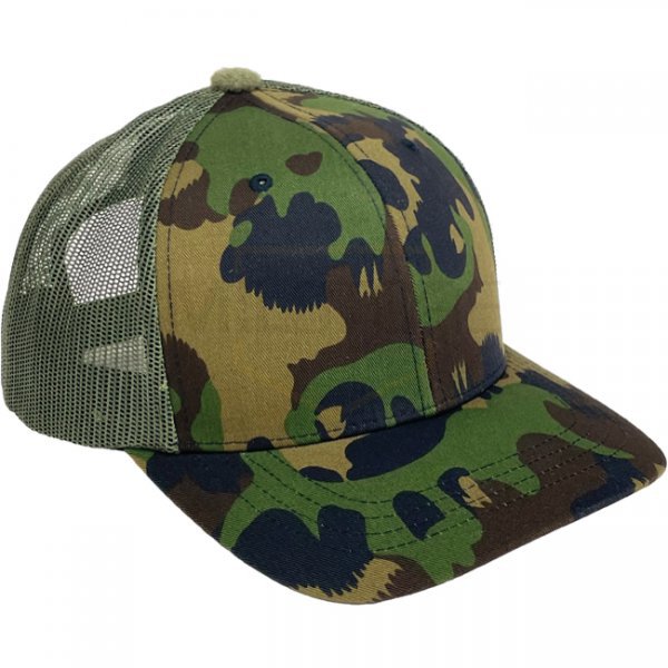 Pitchfork Flexfit Trucker Snapback Cap - SwissCamo