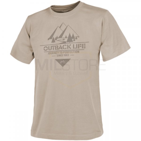 Helikon T-Shirt Outback Life - Khaki - M