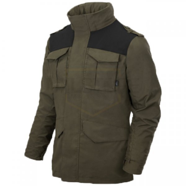 Helikon Covert M65 Jacket - Taiga Green / Black - 3XL