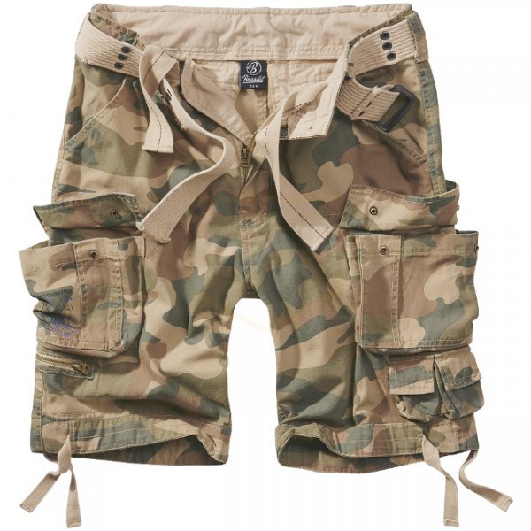 Brandit Savage Vintage Shorts - Light Woodland - M