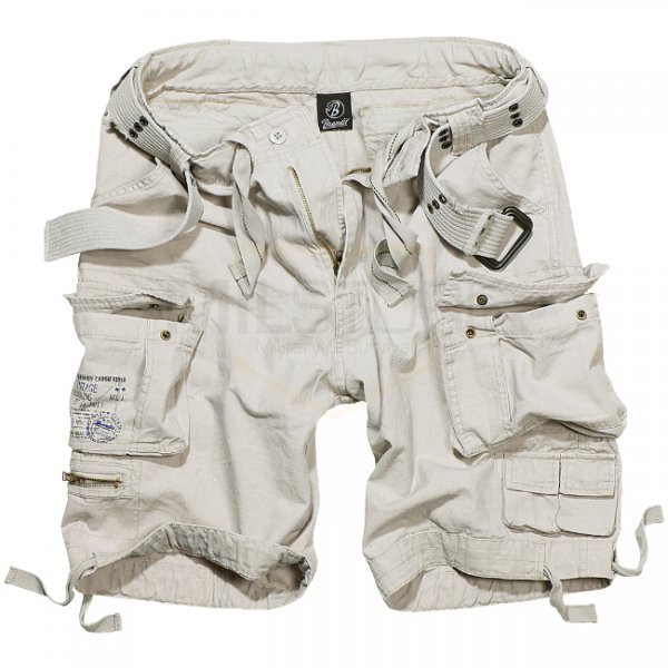 Brandit Savage Vintage Shorts - Old White - 2XL